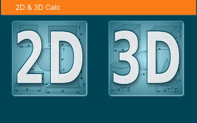 2D & 3D Calc